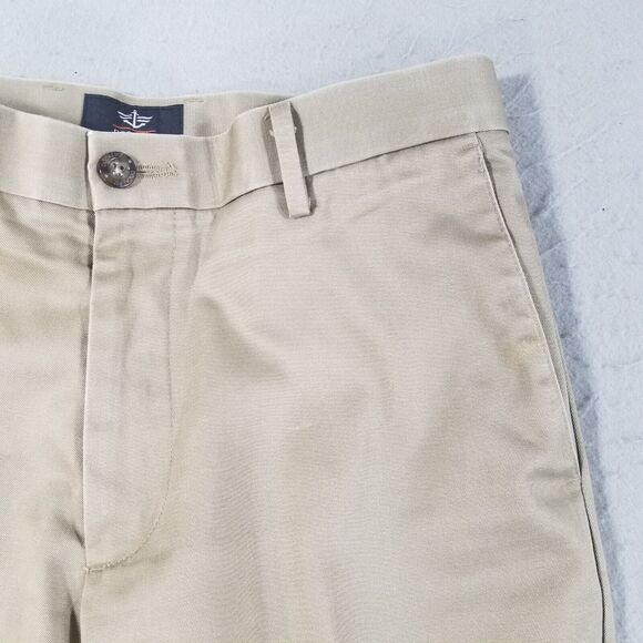 Dockers D2 signature khaki pants men's 32x29 beige preppy retro - Picture 4 of 11